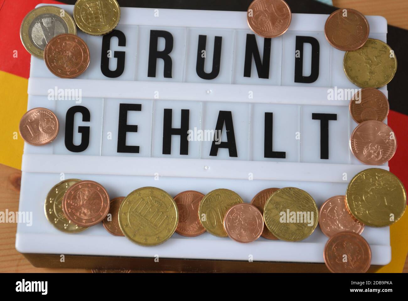 Gehalt ( german word for basic salary Stock Photo - Alamy