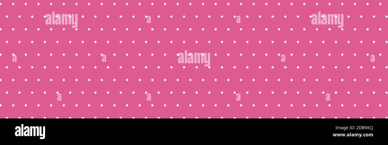 Simple Panormic Pattern Pink panoramic pattern with white dots - Vector illustration Stock ...