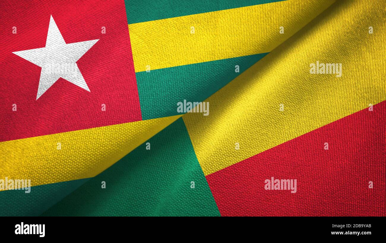 togo-and-benin-two-flags-textile-cloth-fabric-texture-stock-photo-alamy