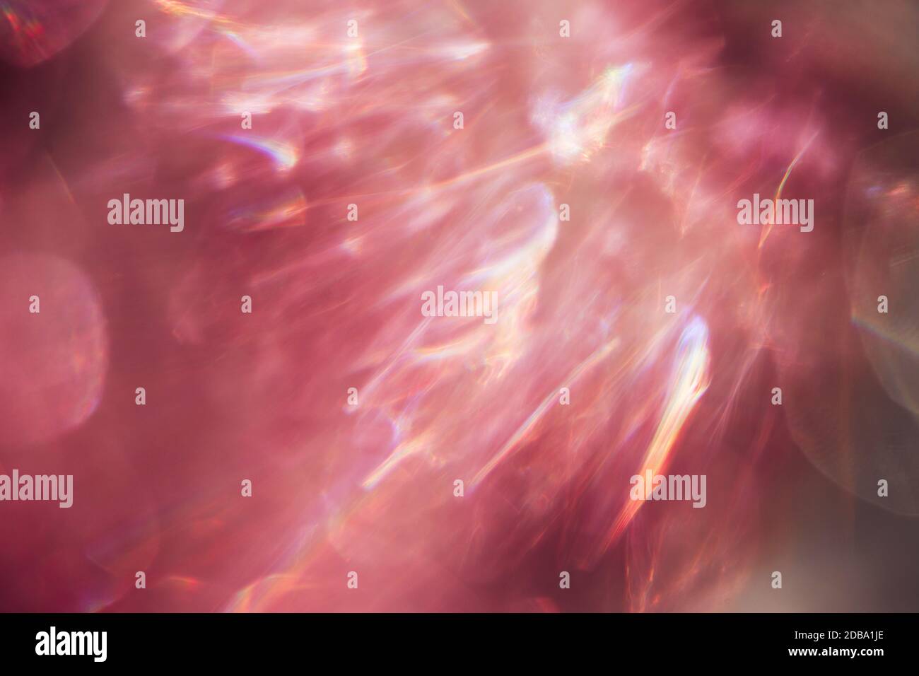 Pink light leaks Stock Photo