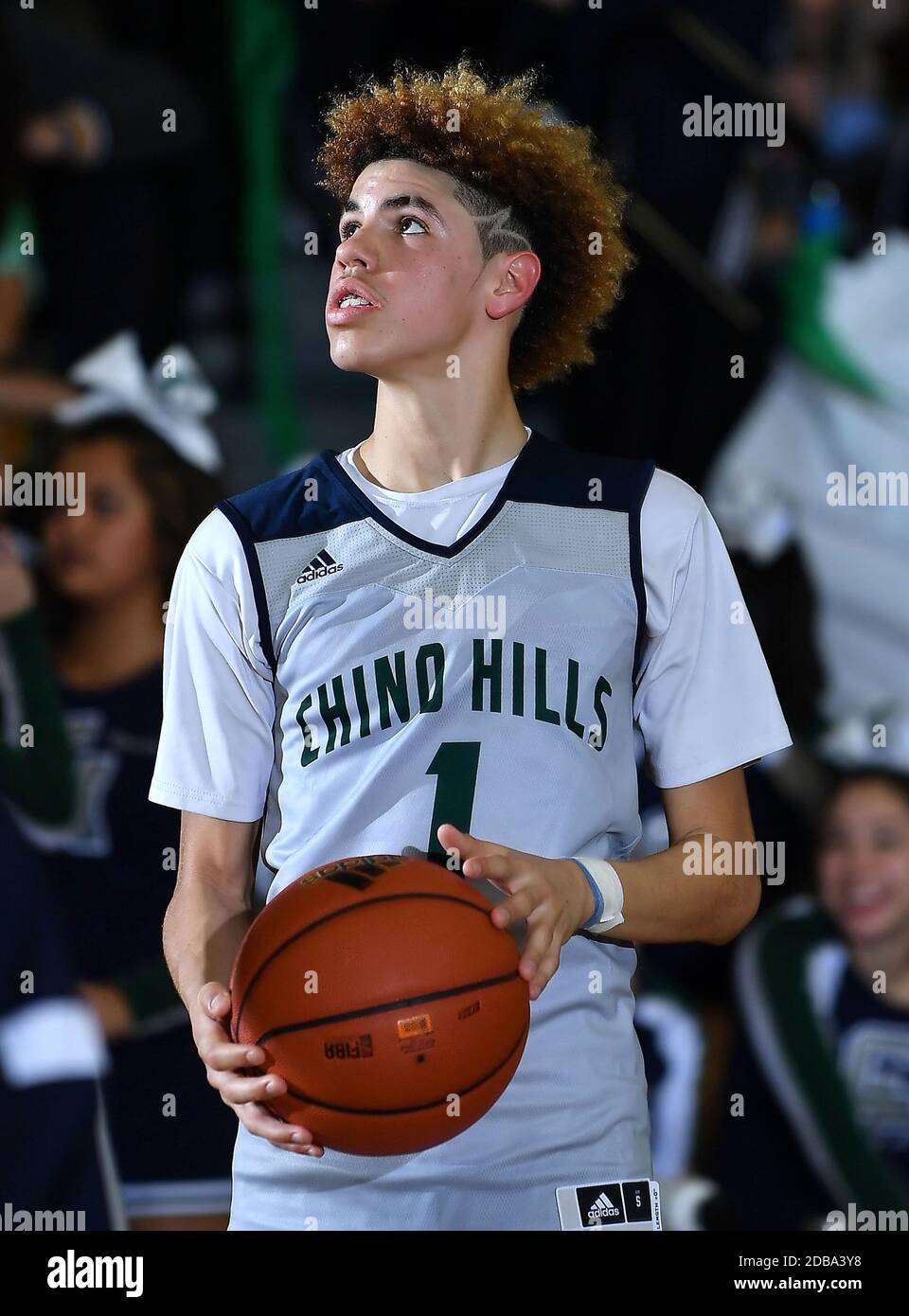 Chino Hills Huskies High School #1 Lamelo Ball Lonzo Ball #2 Basketball  Jerseys