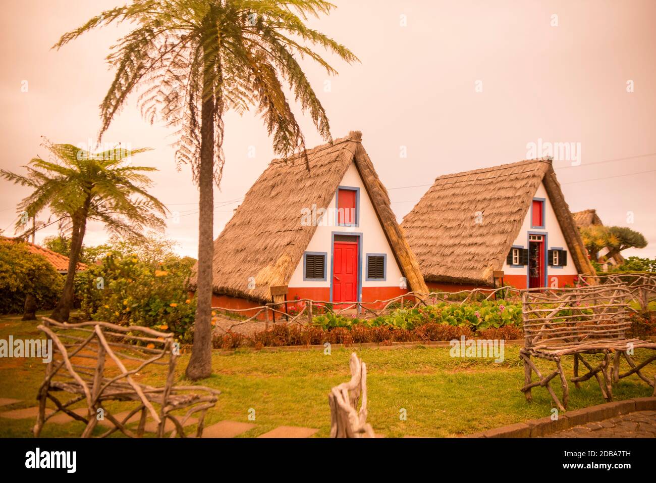 a traditional Santana House or Casas de Colmo at the town of Santana in