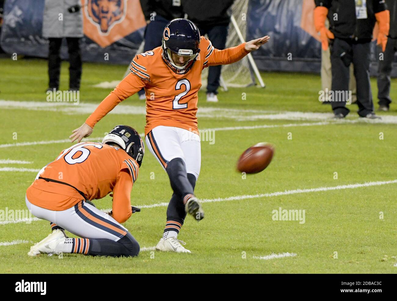 Chicago Bears kicker Cairo Santos BLASTS new career long 55-yard field goal