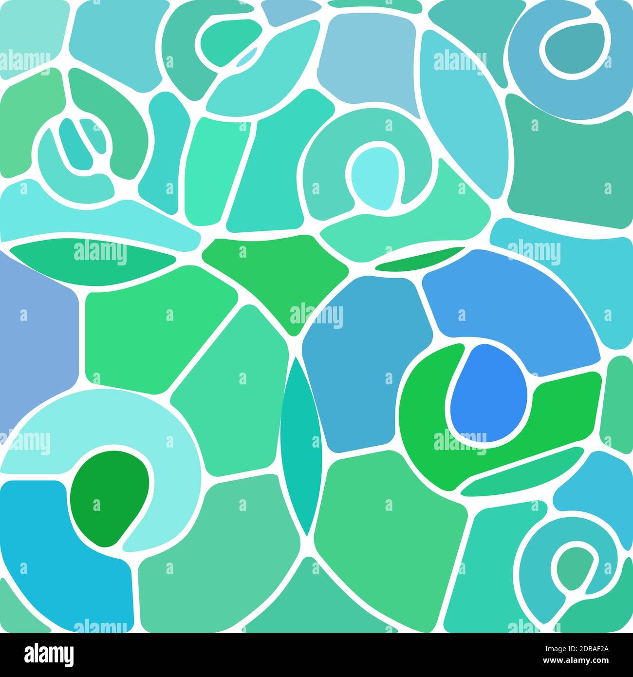 abstract stained-glass mosaic background - blue spirals Stock Photo - Alamy