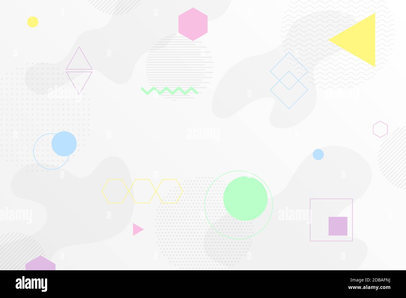 Colorful abstract background using minimal geometry as an element. Stock Vector