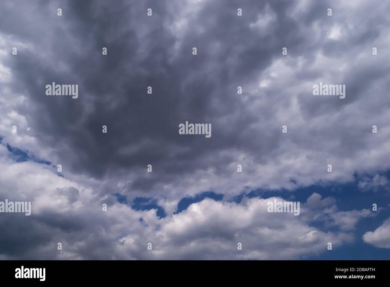 Dramatic Sky With Clouds, Background Stock Photo