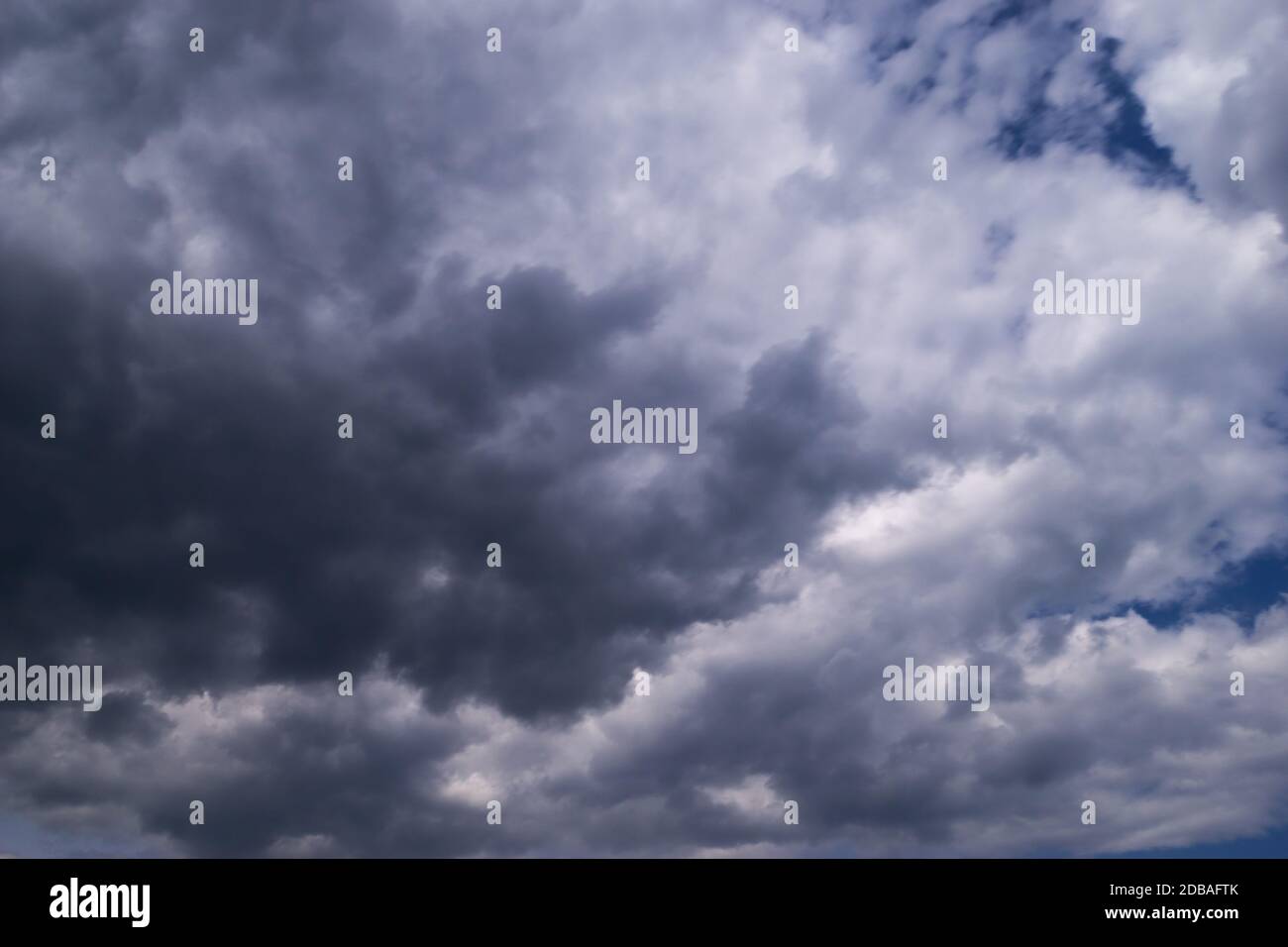 Dramatic Sky With Clouds, Background Stock Photo