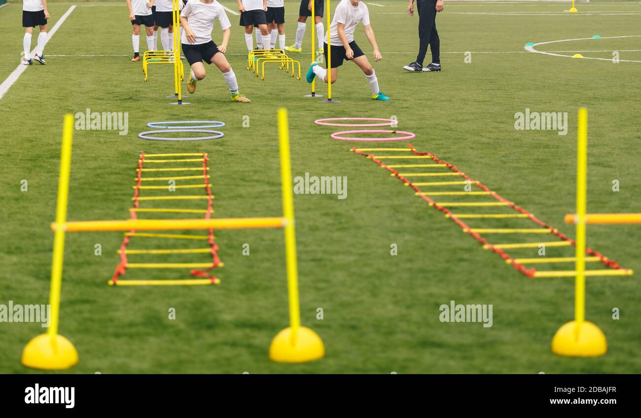Soccer practice drills hires stock photography and images Alamy