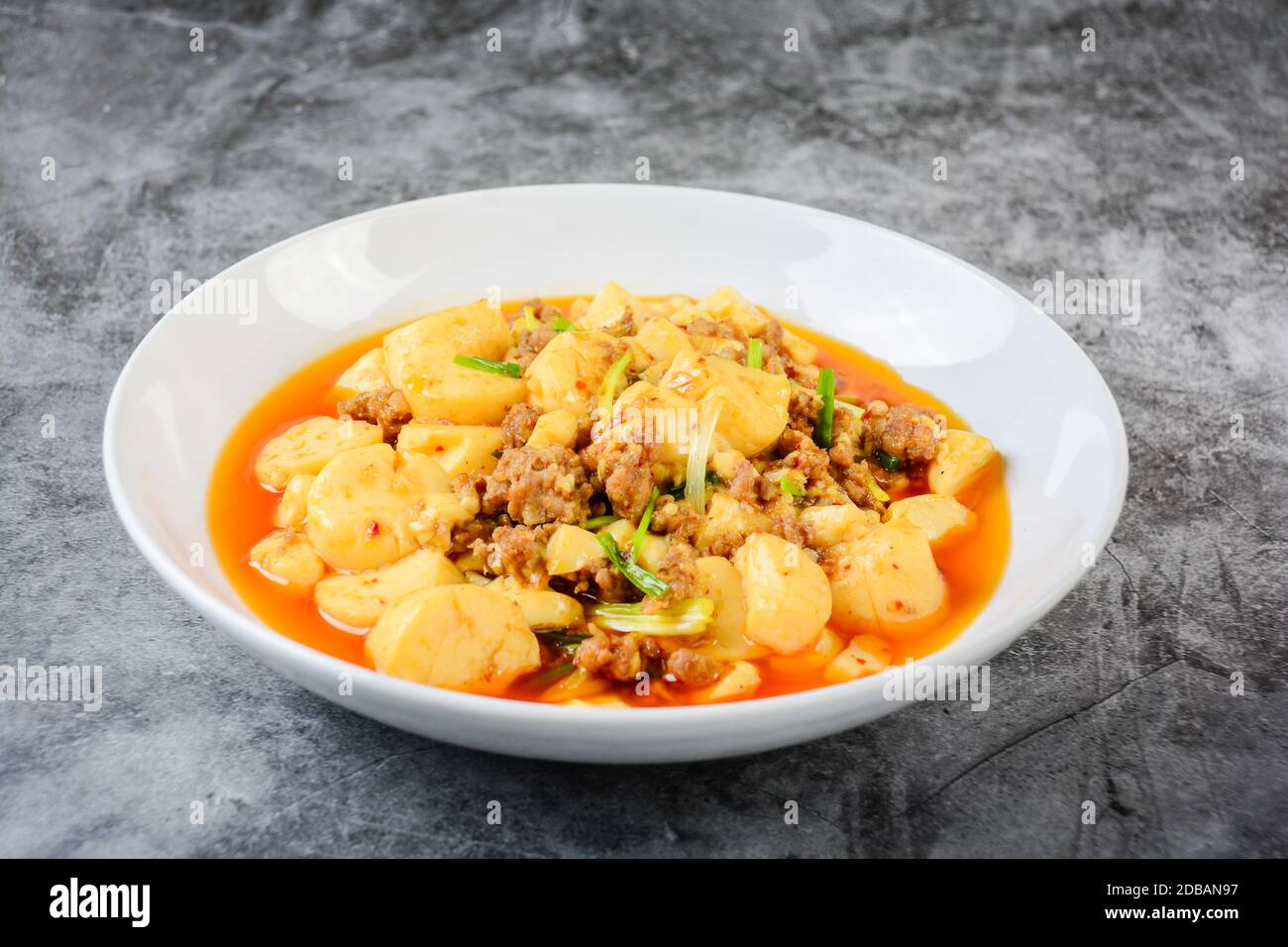 Mapo Tofu, popular Chinese dish. The classic recipe consists of silken
