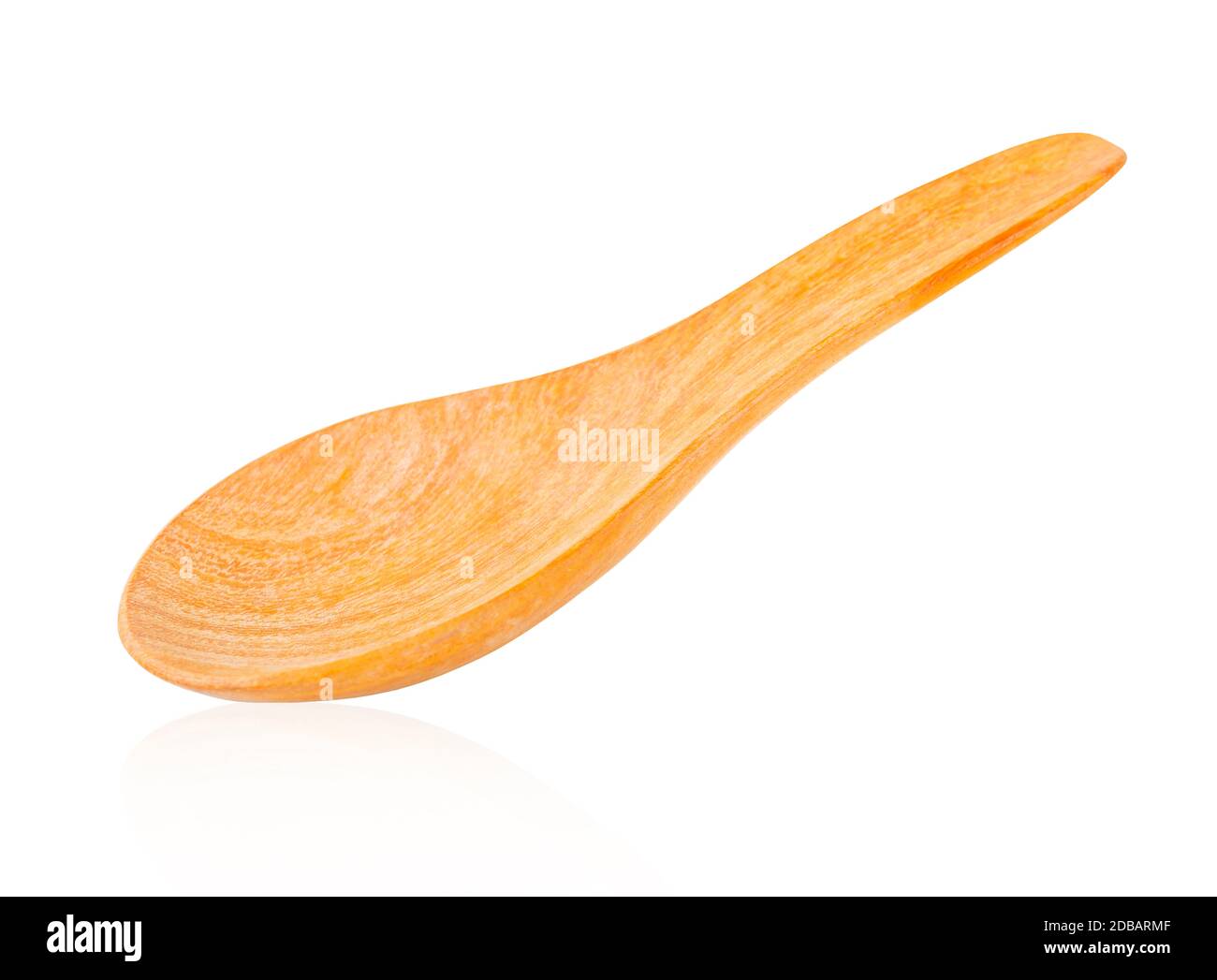 Wooden spoon isolated on white background, Save clipping path Stock ...