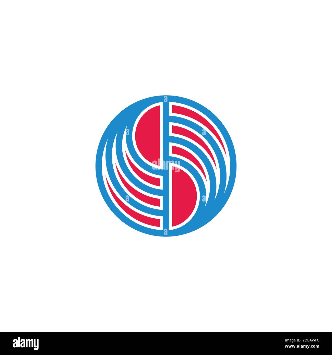 circle stripes motion design geometric design logo vector Stock Vector ...