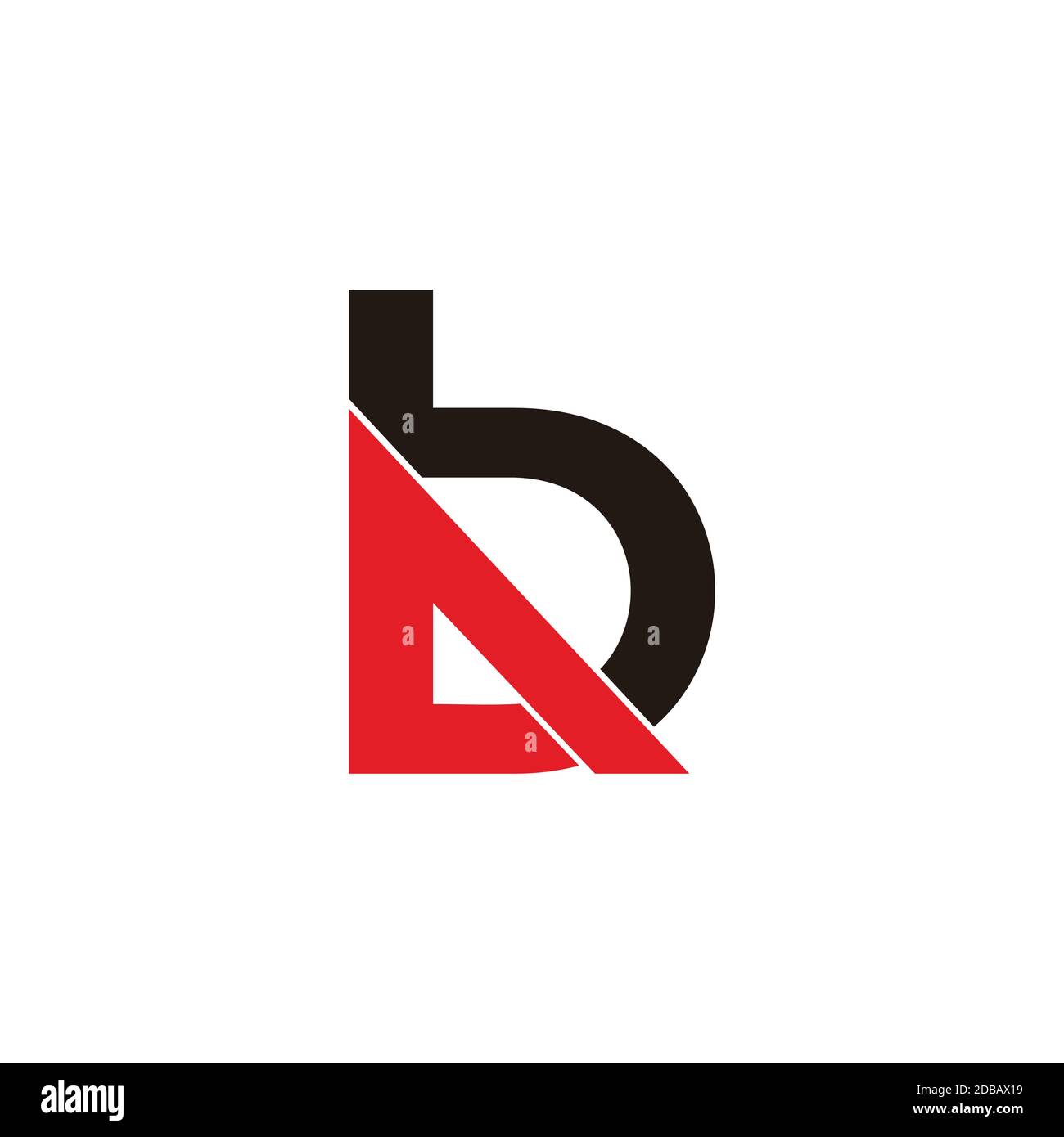 abstract letter ab geometric arrow simple logo vector Stock Vector ...