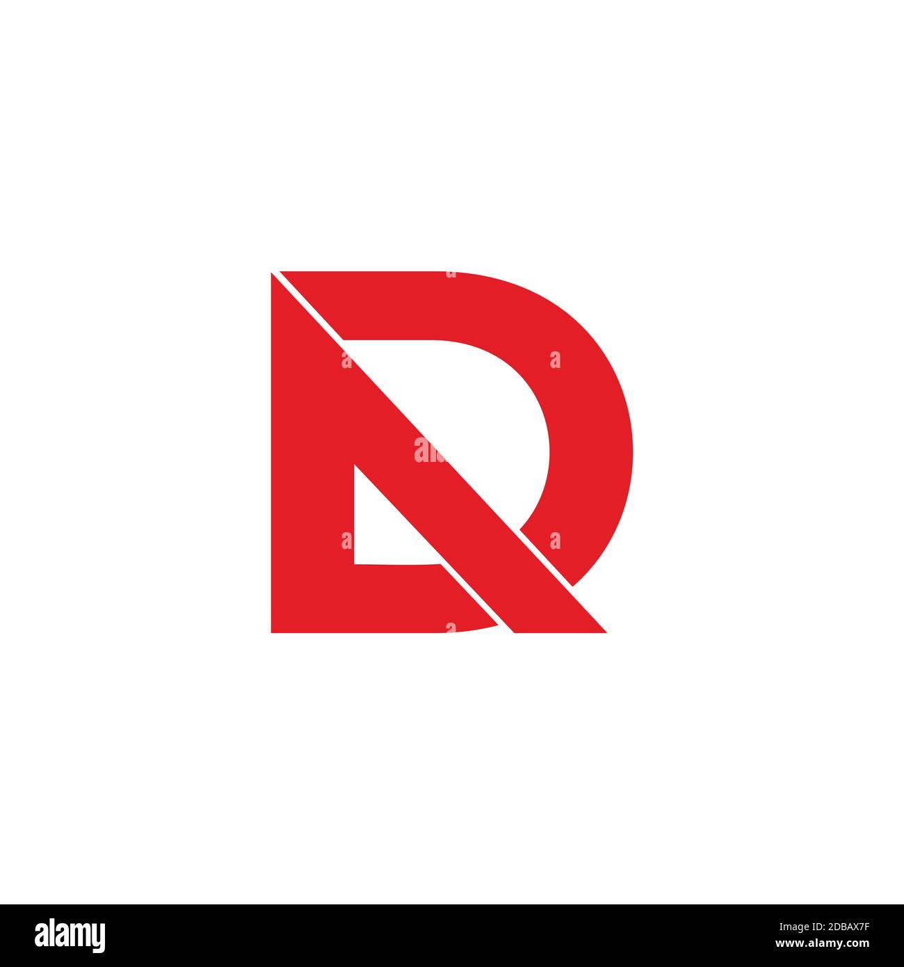 abstract letter ad arrow geometric simple logo vector Stock Vector