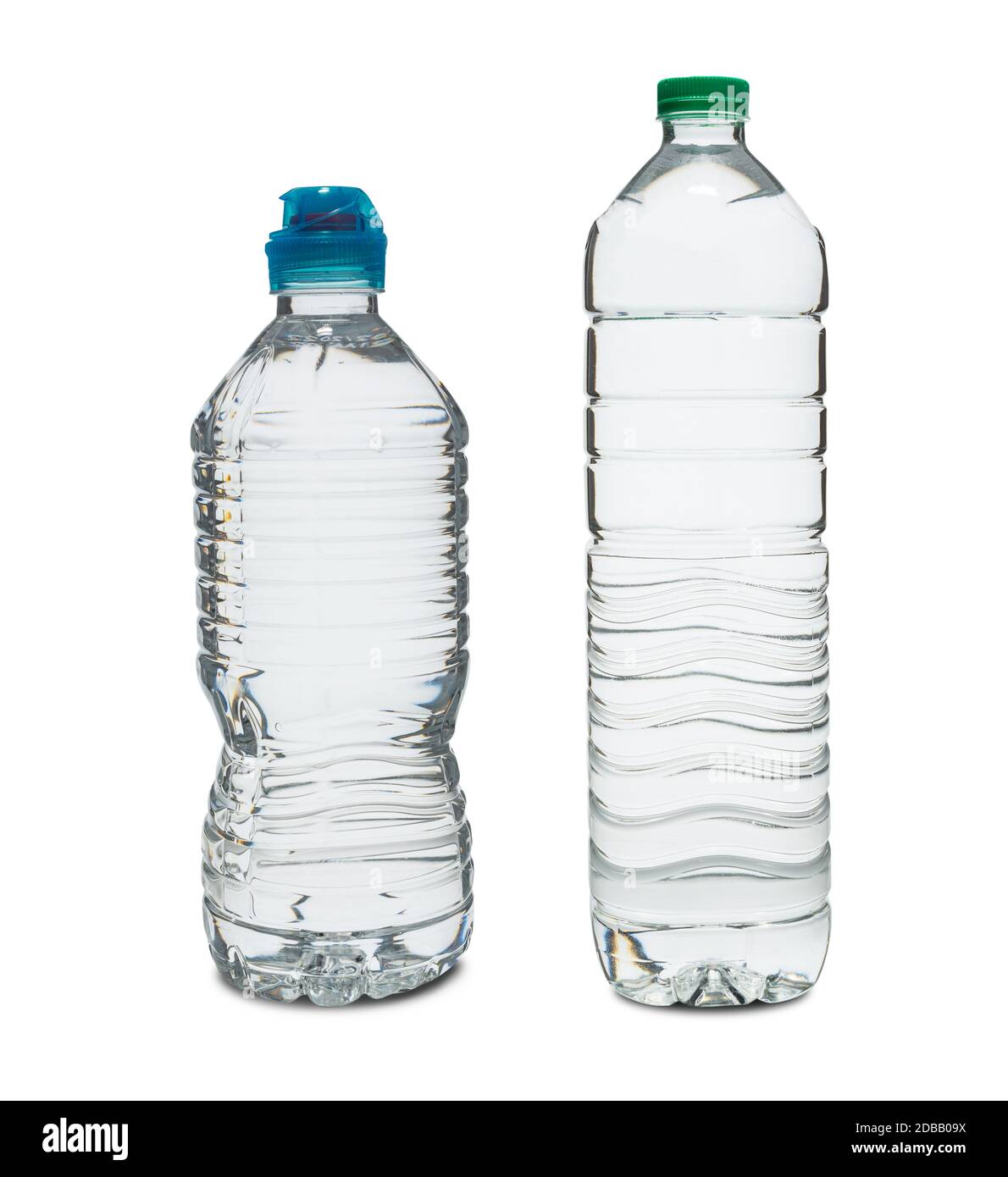 A Plastic water bottle with clipping path isolated on a white ...