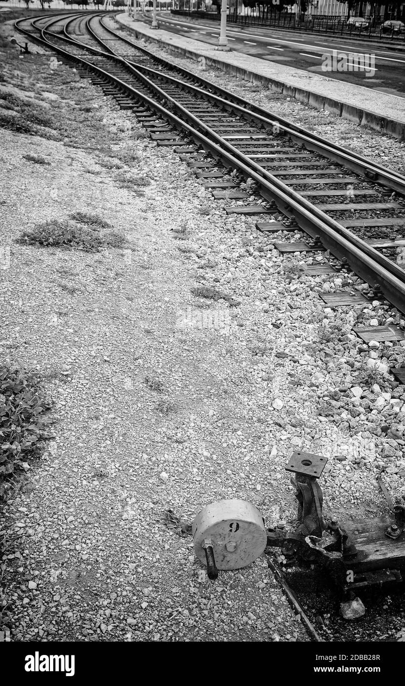 Gravel path detail Black and White Stock Photos & Images - Alamy