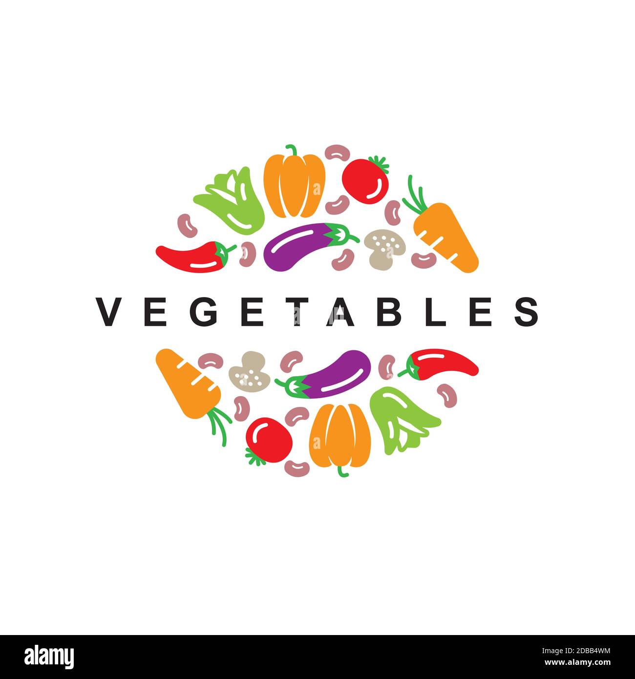 Fruits And Vegetables Logo Vector Art, Icons, and Graphics for Free Download