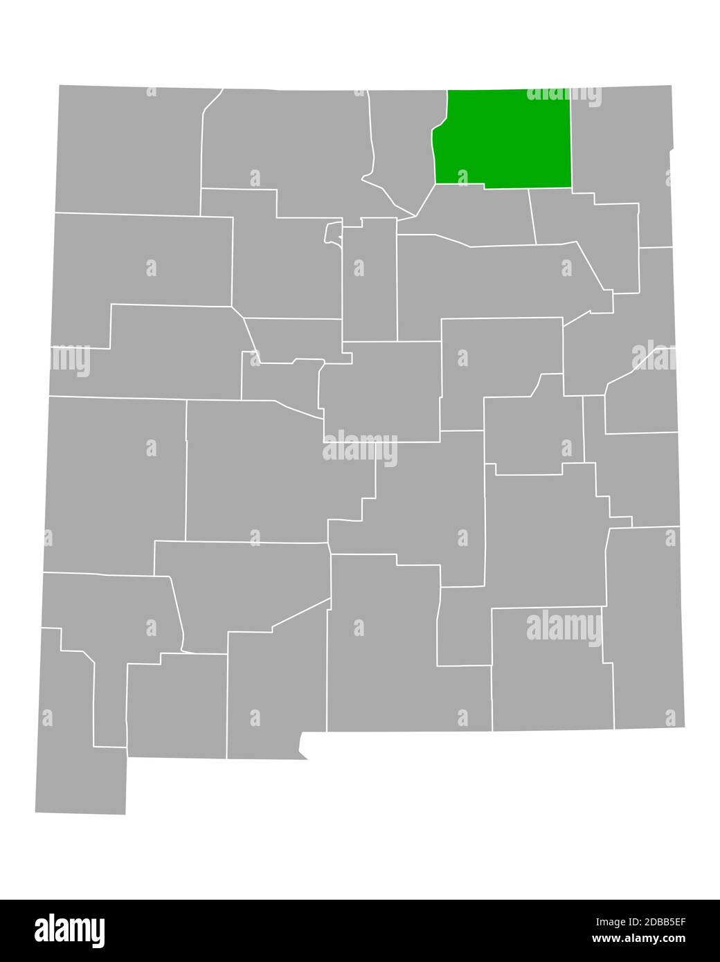 Map of Colfax in New Mexico Stock Photo Alamy