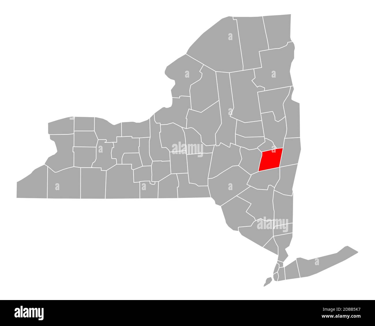 Map of albany in new york stock photo alamy