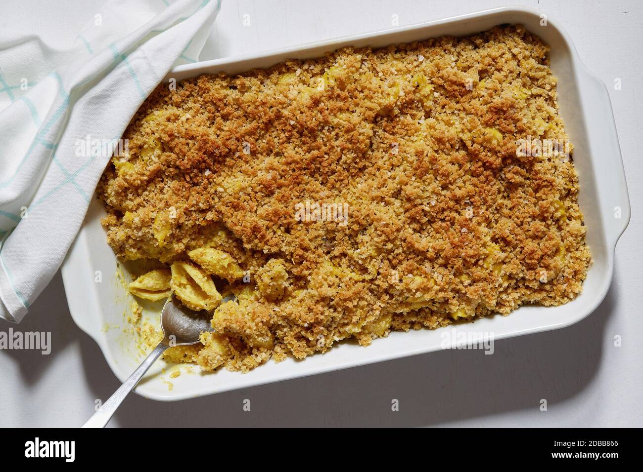 Close-up of casserole in dish Stock Photo