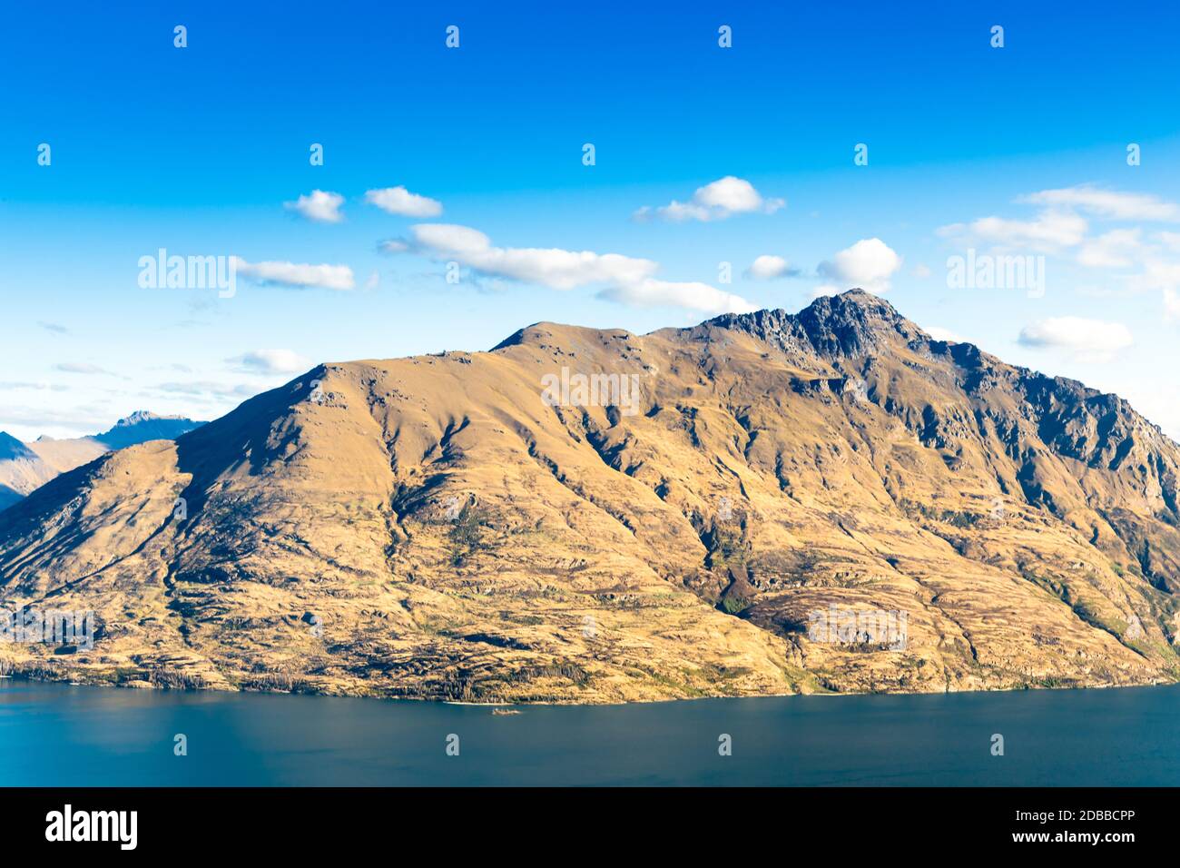 Queenstown in New Zealand. The city of adventure and nature Stock Photo ...