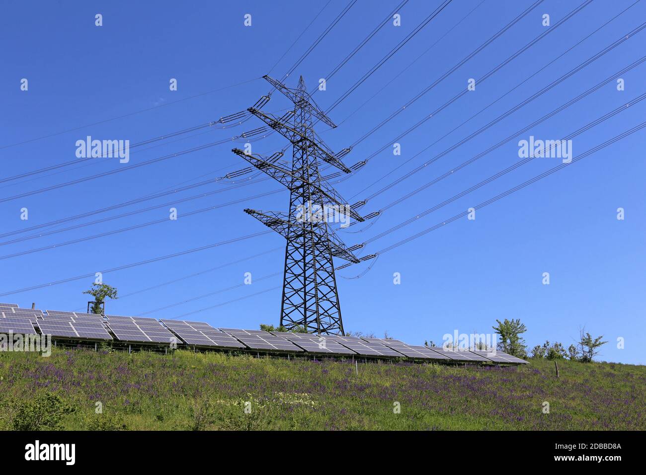 Energy infrastructure Stock Photo