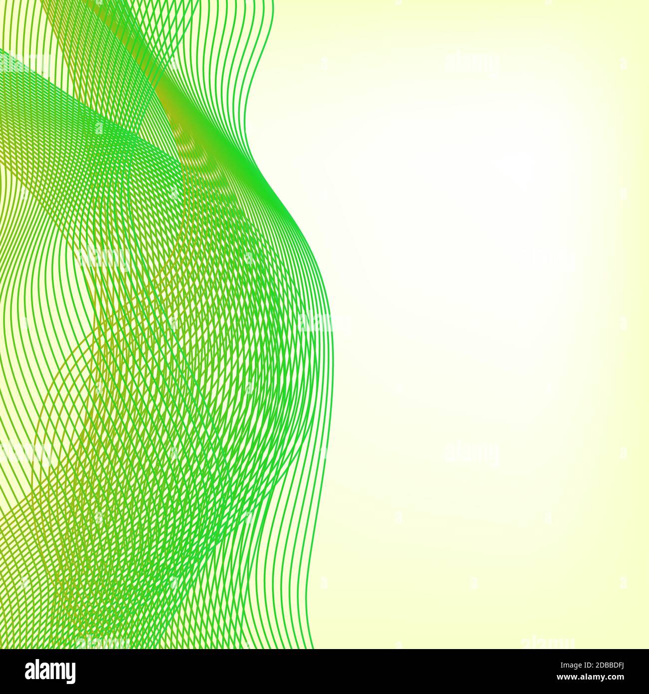 abstract waved line background - green and brown Stock Photo - Alamy