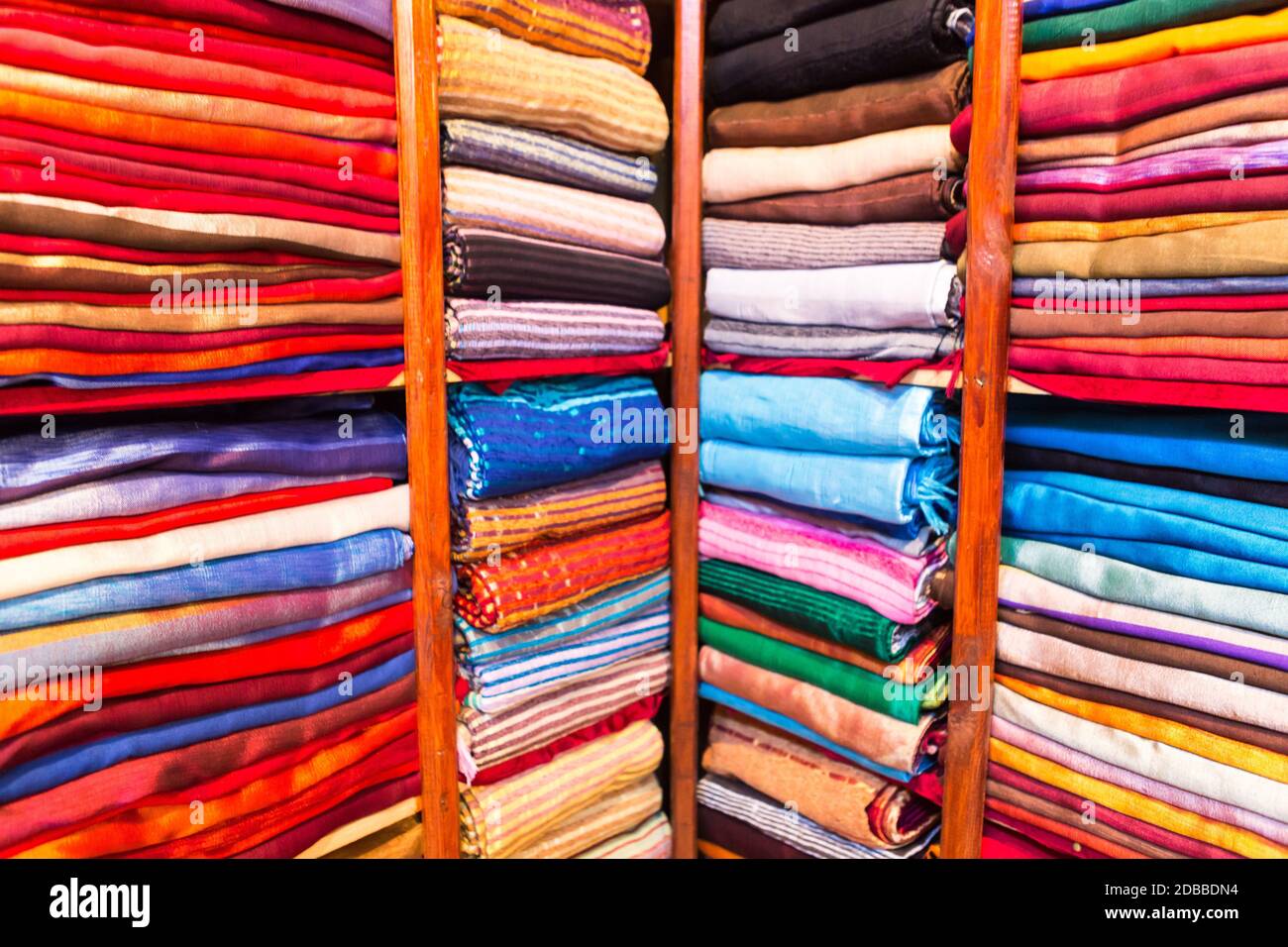 Various colored fabrics Stock Photo - Alamy