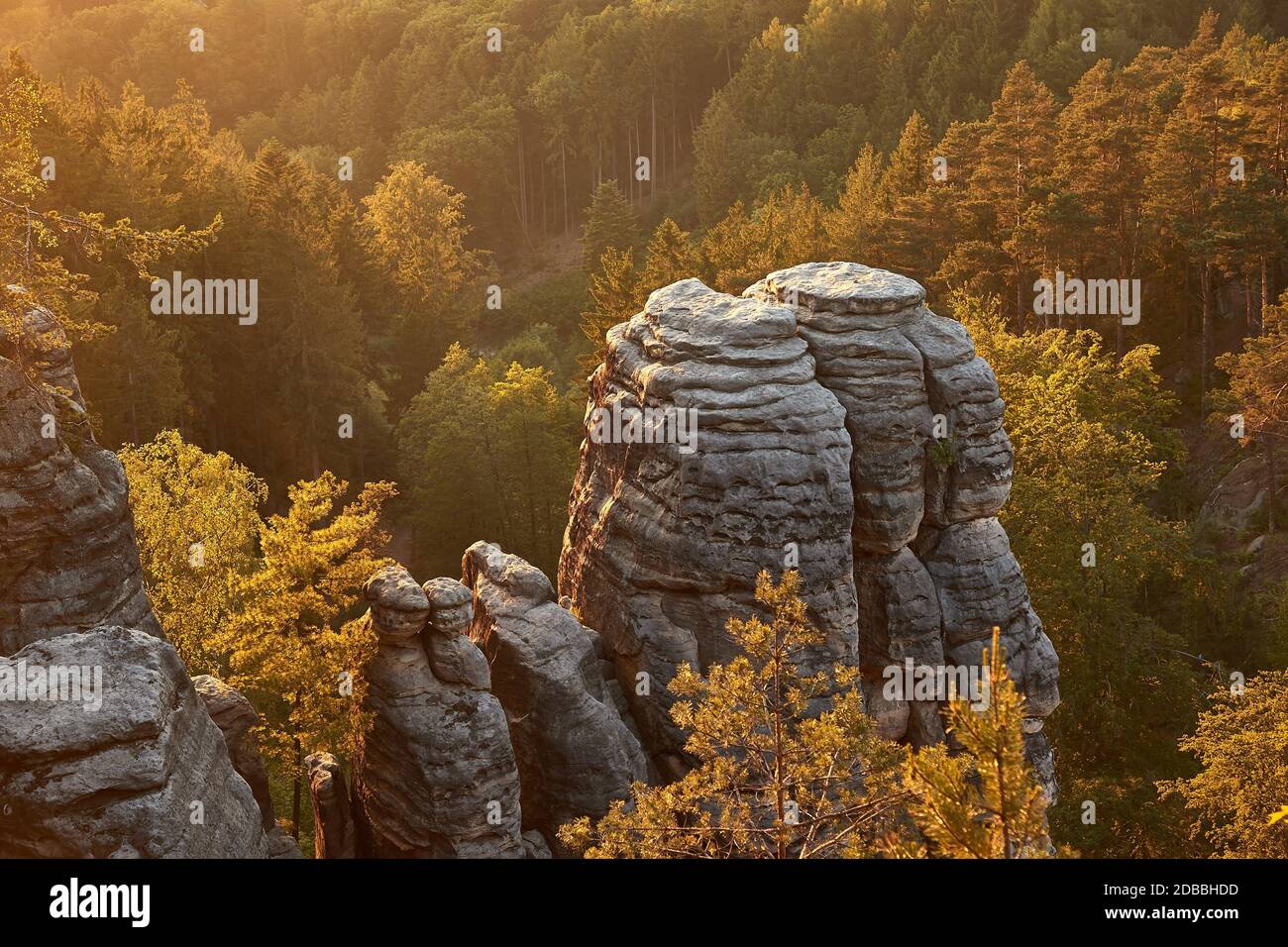 Prague Roc Autumn view prachov rocks hi-res stock photography and images - Alamy