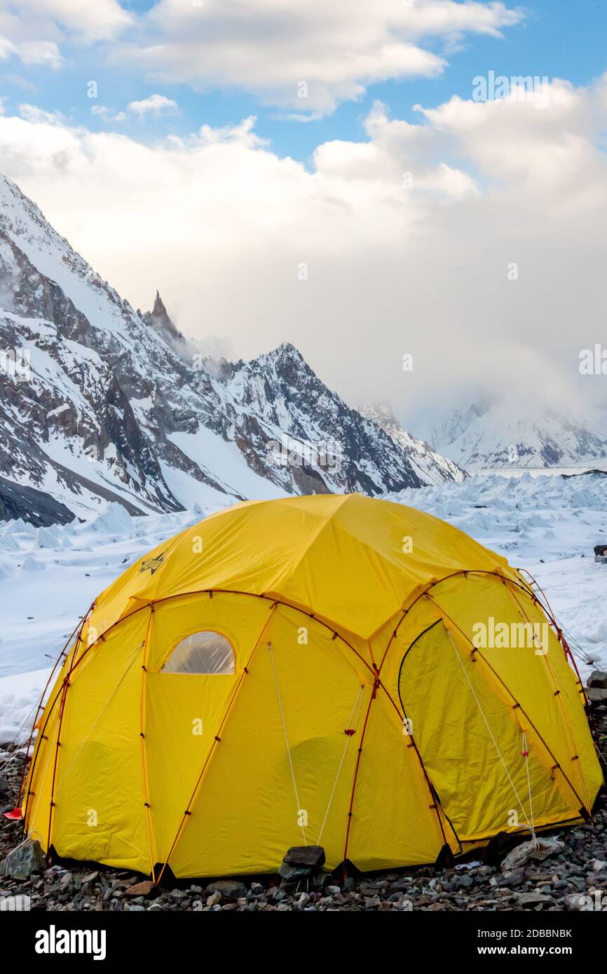 K2 mountain peak, second highest mountain in the world, K2 trek ...