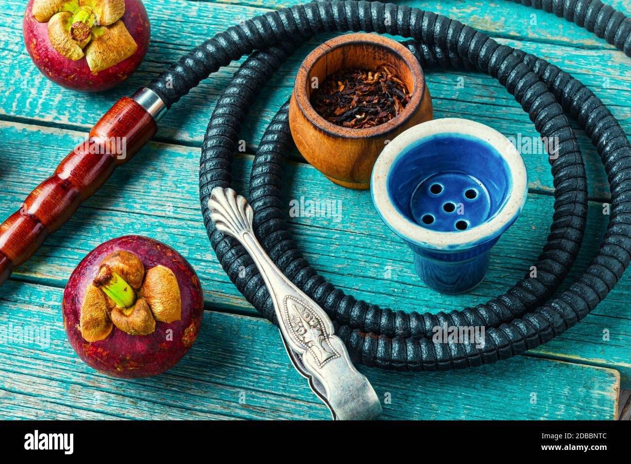 Traditional tobacco hookah or shisha.Details of a smoking Turkish hookah Stock Photo Alamy