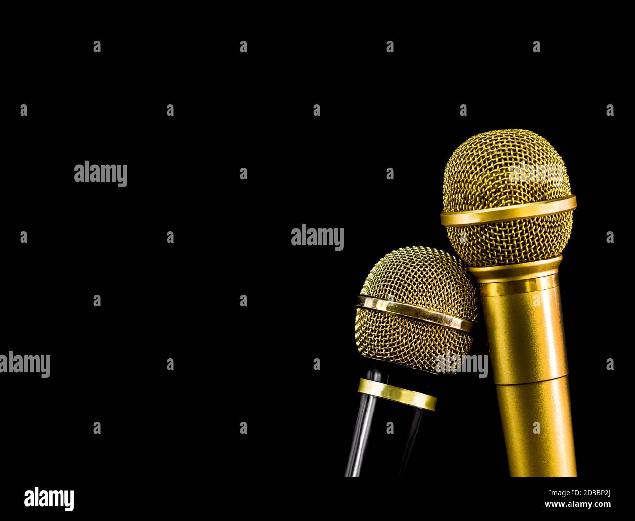 Vintage gold microphone isolated on hi-res stock photography and images -  Page 3 - Alamy