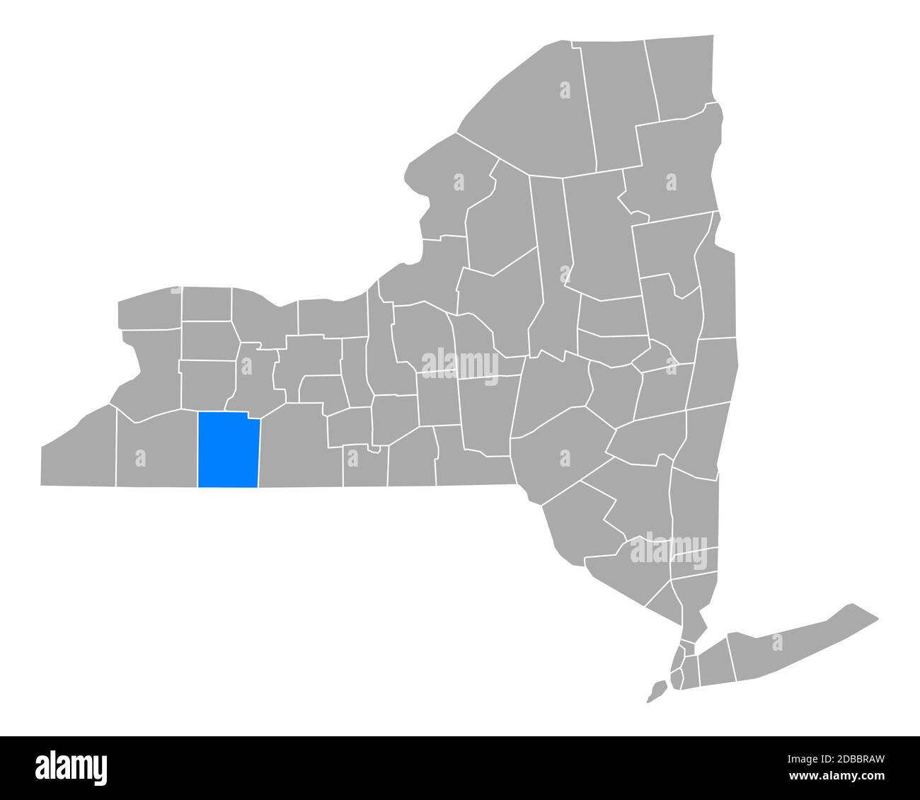 Map of Allegany in New York Stock Photo Alamy
