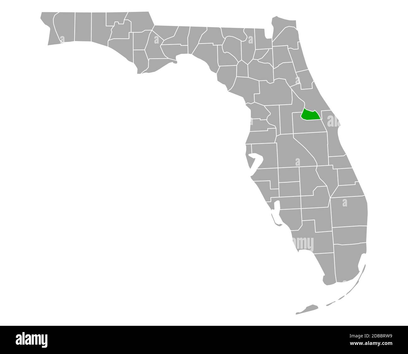Map of Seminole in Florida Stock Photo Alamy