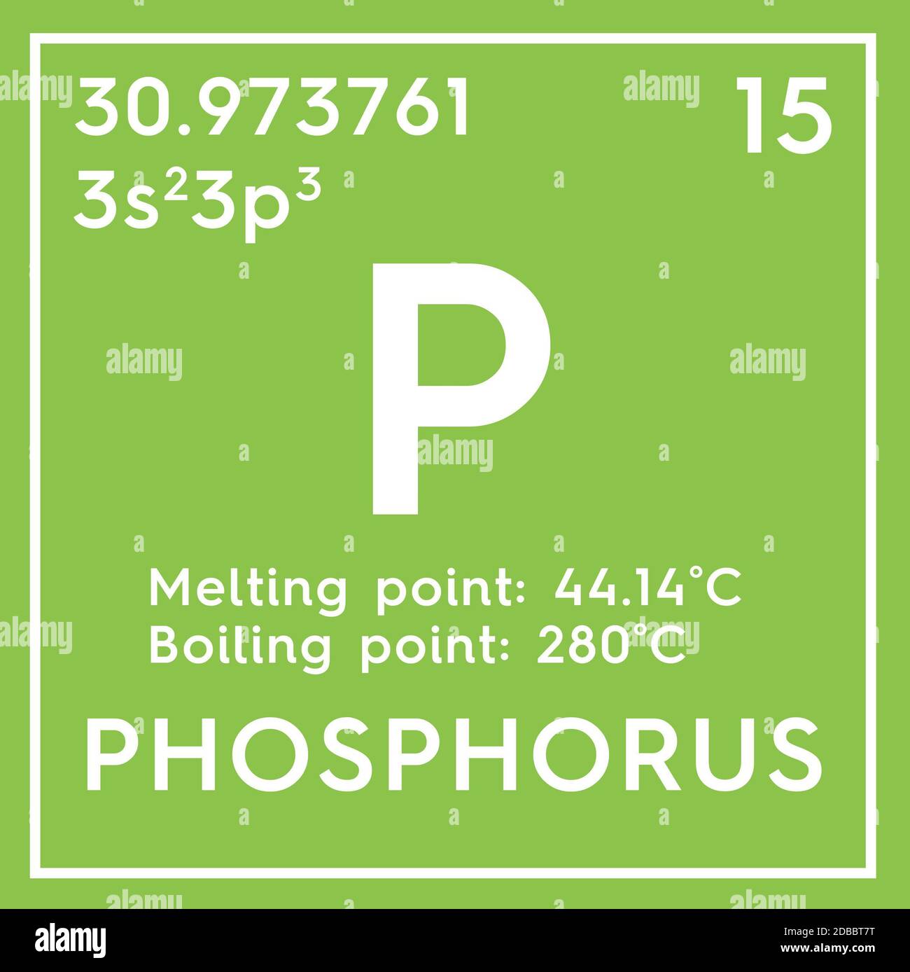 Phosphorus. Other Nonmetals. Chemical Element of Mendeleev's Periodic ...