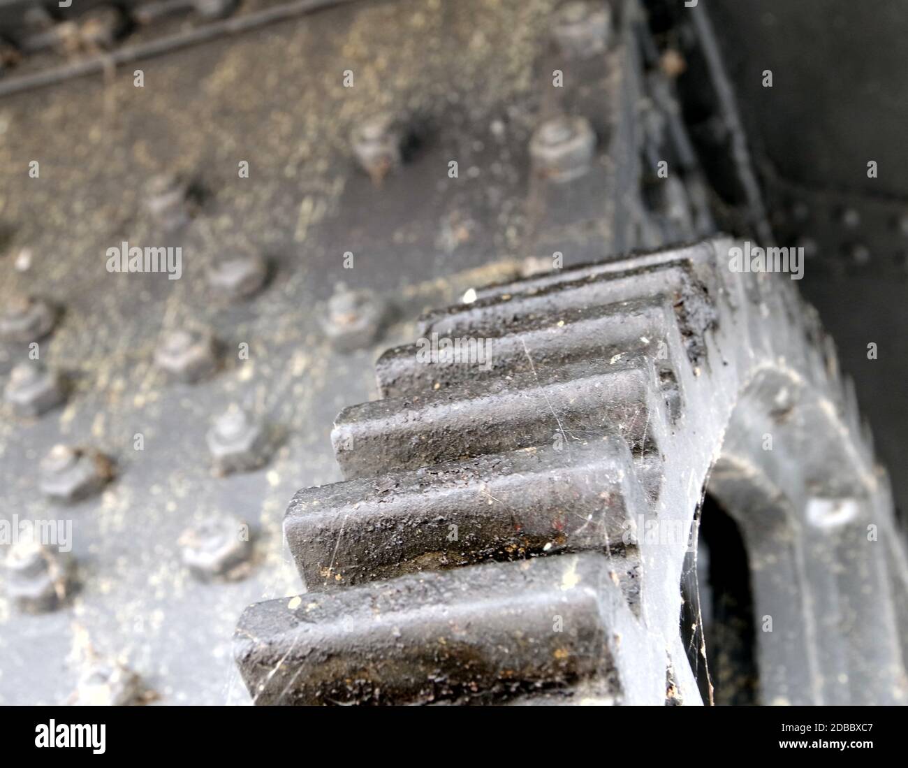 steel gear from a ship crane Stock Photo Alamy