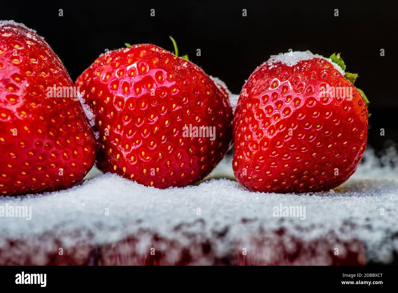 Stilleben Erdbeeren Stock Photo