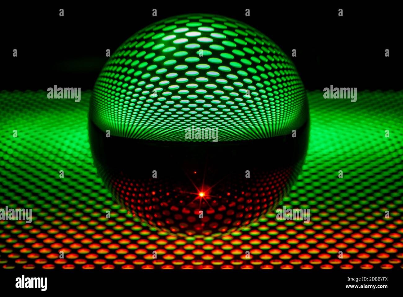 Glass ball photograph Stock Photo Alamy