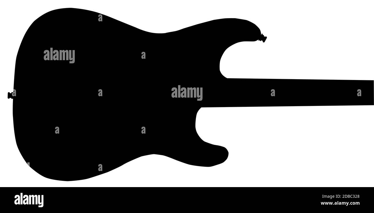 A traditional solid body electric guitar Stock Photo - Alamy