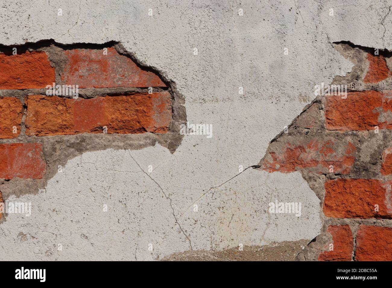 Destroyed Bricks Wall Stock Photo - Alamy