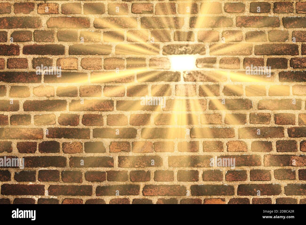 Brick in the wall Stock Photo Alamy