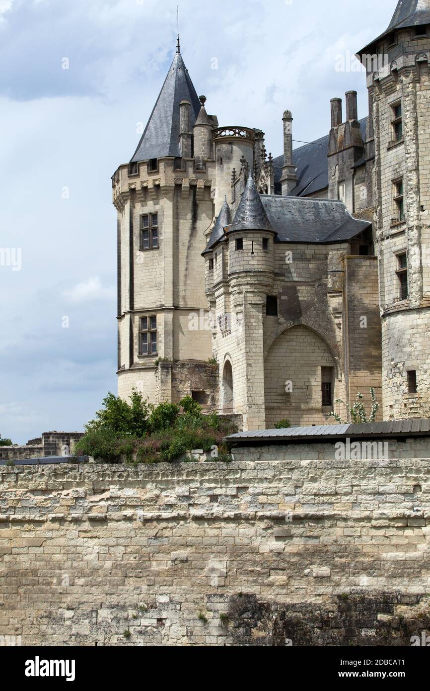 Castle of Saumur in Loire Valley, France Stock Photo - Alamy