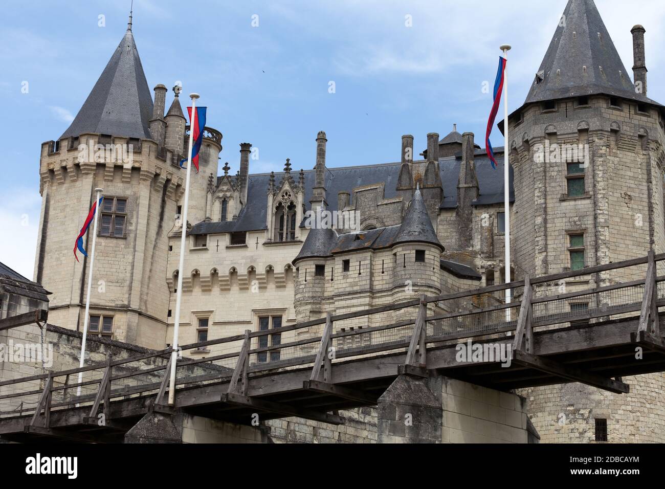 Castle of Saumur in Loire Valley, France Stock Photo - Alamy