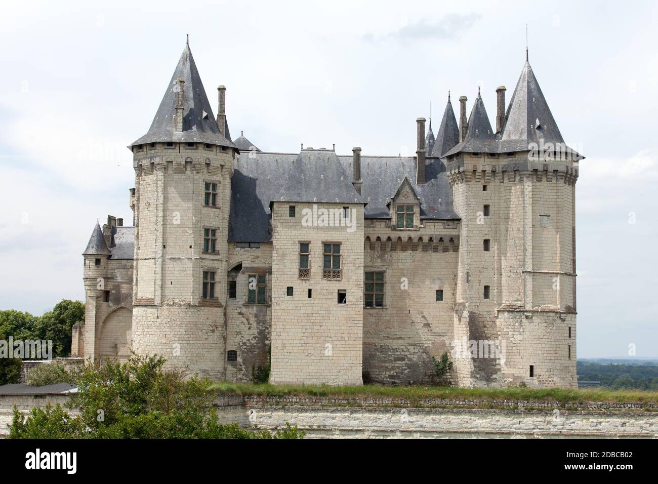 Castle of Saumur in Loire Valley, France Stock Photo - Alamy