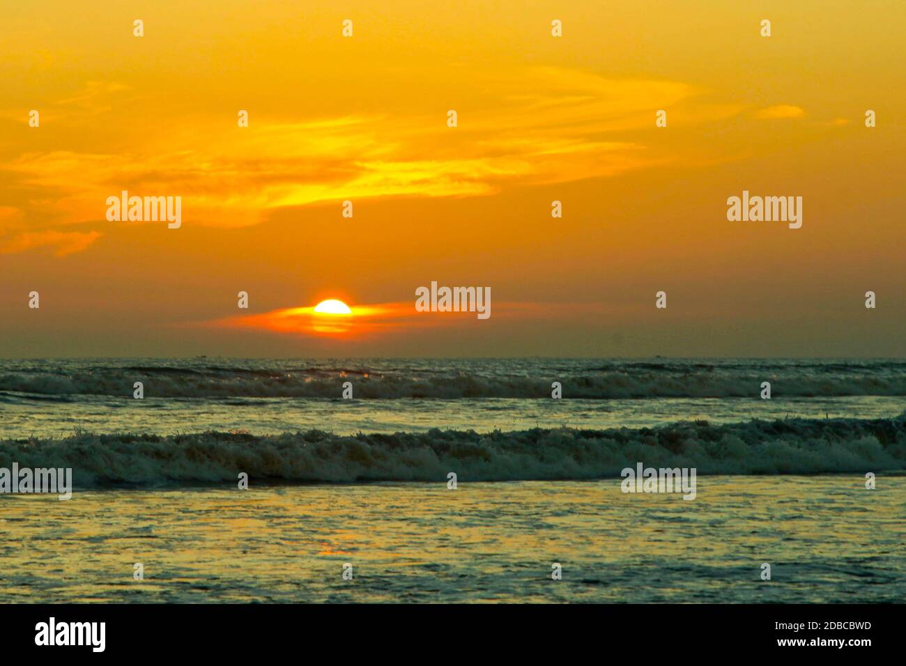 Beautiful sunsets of Bangladesh Stock Photo