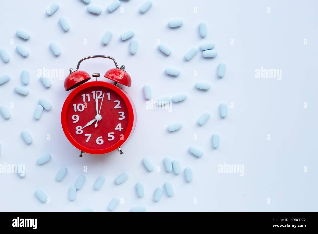 Prevention Clock Red alarm clock ring with