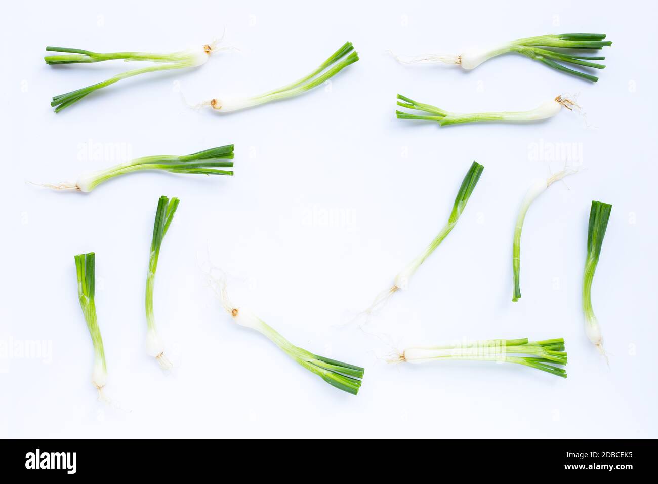 Bunch green peeled onions hi-res stock photography and images - Alamy