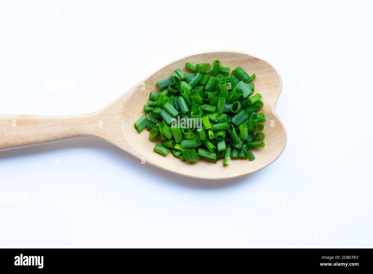 Green onions isolated on white background Stock Photo - Alamy