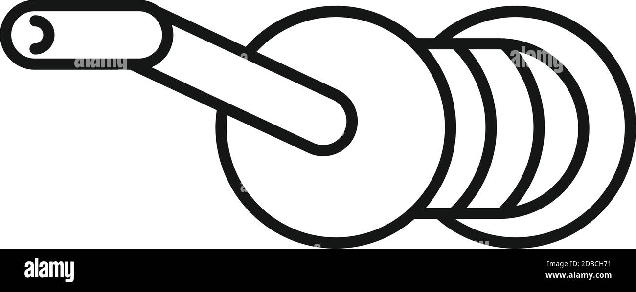 Fishing reel icon, outline style Stock Vector Image & Art - Alamy