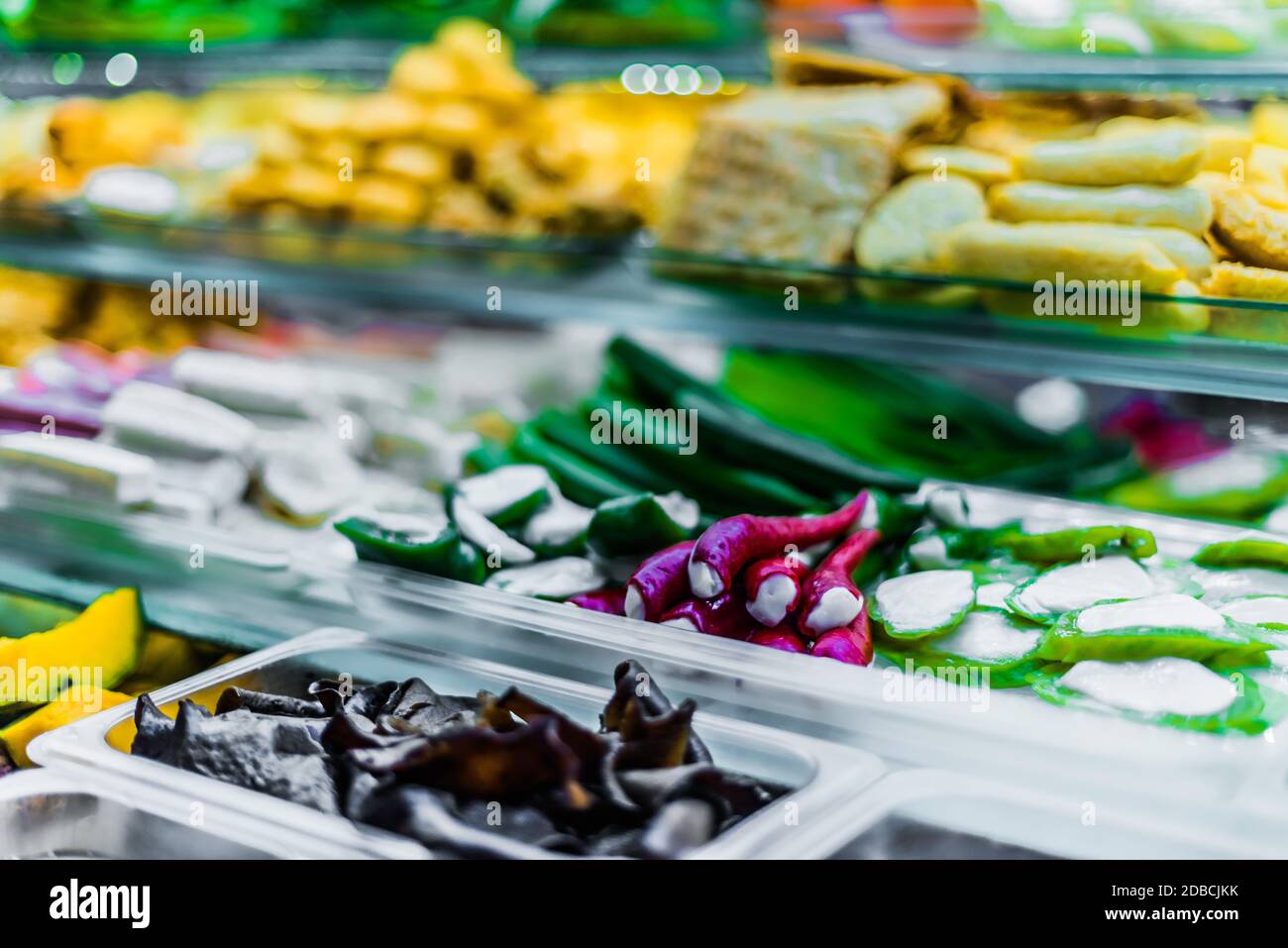 Traditional Asian Food Ingredients And Dishes Sold In A Singapore Traditional Asian Food Ingredients And Dishes Sold In A Singapore