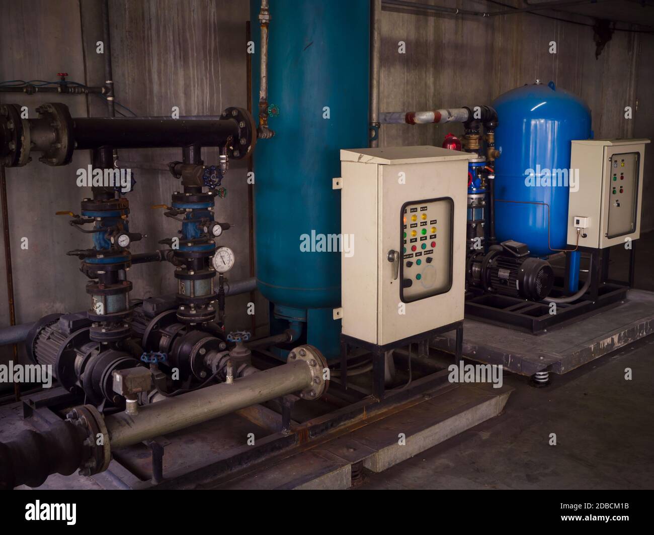 water pump booster system panel for piping and fire control system ...
